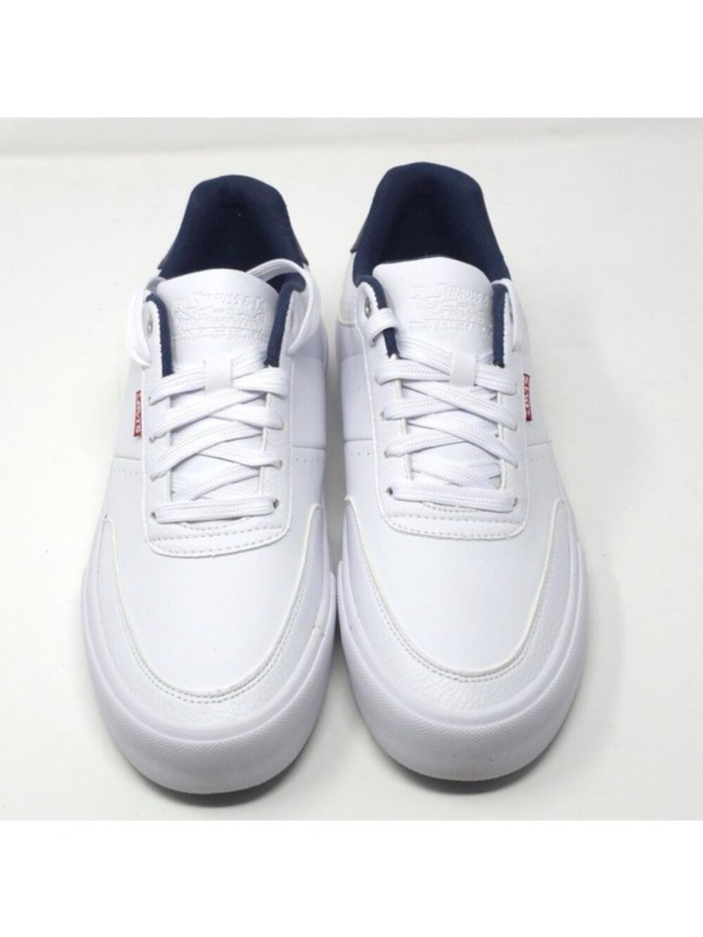 Levi’s Munro Sneakers White/Navy Low Top Size 8M - Picture 8 of 9